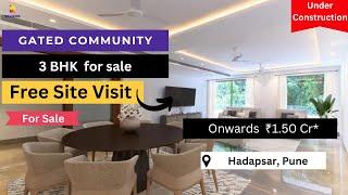 Spacious Flat at Hadapsar Pune | 9513312896 | 3 BHK Flats For Sale in Hadapsar Pune #flatsforsale