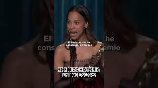 ZOE SALDAÑA HIZO HISTORIA EN LOS OSCARS