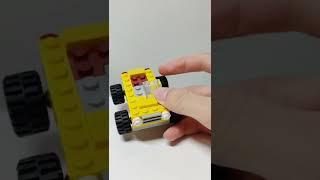 Amazing LEGO Taxi Build in under 22 seconds! #shorts