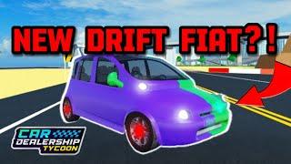 NEW DRIFT FIAT GOT LEAKED IN Car dealership tycoon?! | Mird CDT