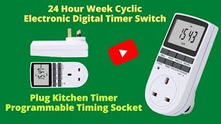 Reviewing of 24 Hour Week Cyclic Electronic Digital Timer Switch