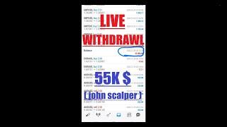 this week 55k$  ( 55000$ ) live withdrawl from johnscalper #john #scalper