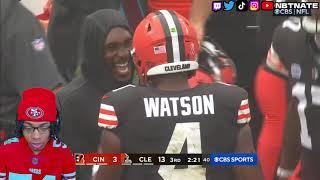 49ERS FAN REACTS TO Cincinatti Bengals vs. Cleveland Browns | 2023 Week 1 Game Highlights