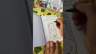 Can you guess the famous painting? #colouringbook #drawing #art #artbook