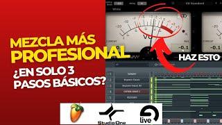 Cómo MEZCLAR Beats Profesionalmente  en 3 PASOS Básicos | (SECRETO) FL Studio TUTORIAL