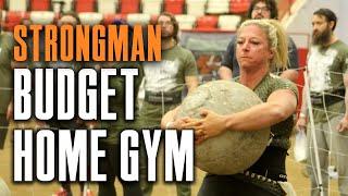 Amber Klein Budget Strongman Home Gym Tour | Garage Gym Life Media