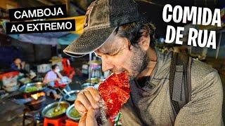 Provando 40 COMIDAS DE RUA no Camboja  [Documentário Completo]