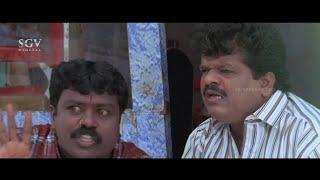 ಕಟಿಂಗ್ ಮಾಡಿಸಿಕೊಂಡ್ರೆ ಶೇವಿಂಗ್ ಫ್ರೀ | Tennis Krishna | Doddanna | Comedy Scene | Andhra Hendthi
