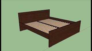 How to make Bed in Sketchup