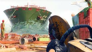 DICKE SCHIFFE ZERKLOPPEN - Ship Graveyard Simulator 2 Gameplay Deutsch