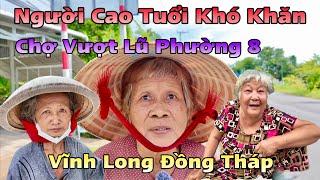 Chợ Vượt Lũ Phường 8 Vĩnh Long Người Khó Khăn Cao Tuổi Nhận Quà Từ Nhà Hảo Tâm | Khương Nhựt Minh