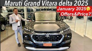 Maruti Grand Vitara Delta 1.5 MT (smart hybrid) 2025 l Price l features l offers #marutisuzuki