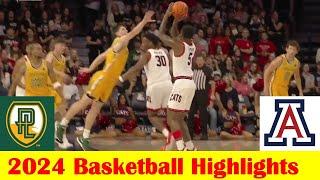 Point Loma vs #10 Arizona Basketball Game Highlights 10 28 2024