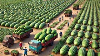 Chinese Farmers Harvest Millions Of Tons Of Fruits And Vegetables This Way