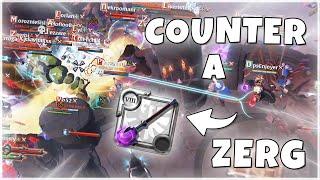 HOW TO COUNTER A ZERG IN CASTLE !! | EU | CRUMBS | Albion Online ZVZ