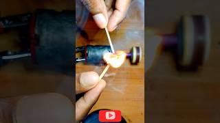 Awesome Idea Electric Match Stick Lighter With Dc Motor | The young creative #diy #dc #shorts