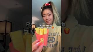 Paper French Fries Tutorial 