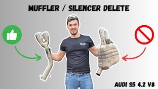 What is a muffler / silencer delete? | Audi S5 Zaustworx