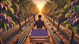 How American Farmers Produce 500 Million Pounds of Plums Every Year | Farm To Fork