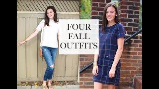 4 SIMPLE PRE-FALL OUTFITS / A Lookbook | emilyOandbows