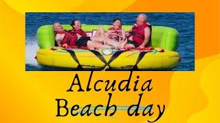 Alcudia beach day!!!