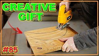 EASY, SIMPLE, AND BEAUTIFUL GIFT FOR THIS CHRISTMAS - WOODWORKING IDEA (VIDEO #85) #woodworking