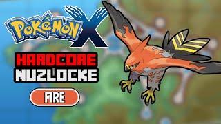 Pokemon X Hardcore Nuzlocke - FIRE Only (NO Items, NO Overleveling)