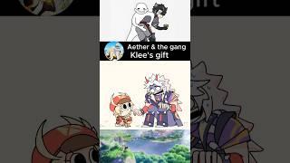 When the Inazuma gang meets the Mondstadt gang  #genshinimpact #genshin #klee