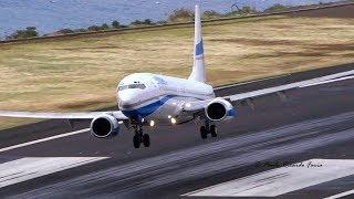 HUGE CONTROL in This  EPIC LANDING MADEIRA AIRPORT