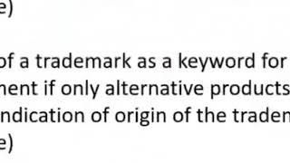 Benjamin Echterhoff - Trademark Infringement In Platform-Internal Search Engines