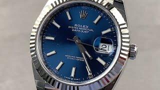 Rolex Datejust 41 126334-0002 Blue Dial | Iconic Luxury Watch Review