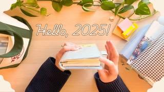 2025 Setup!  desk chat 3 - getting my hobonichi planners ready for the new year