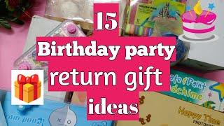 Birthday party return gift ideas| 15 return gift ideas for kids | Budget friendly return gifts