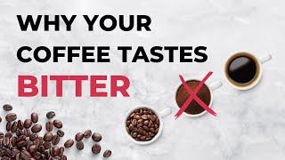 Why does my coffee taste bitter? Why and how to fix it! #espresso #espressocoffee