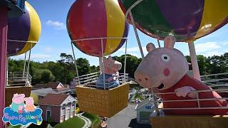 Peppa and George have fun in the Peppa Pig World Theme Park! 