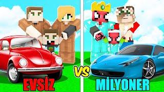 EVSİZ AİLE VS MİLYONER AİLE - Minecraft