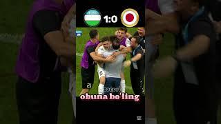 Oʻzbekiston vs Japan 2:0 U23 Road to 26 #CZ7edit #like #subscribe