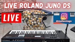 LIVE ROLAND JUNO  DS COM  TIAGO MALLEN - (O MELHOR JUNO NA MINHA OPNIÃO) KORG IX300 NO MEIO DO VIDEO