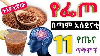 የፌጦ 11 በጣም አስደናቂ የጤና ጥቅሞች  የመርሳት ችግር ያሳስባችኋል?  [ ከውፍረት እስከ ካንሰር ]