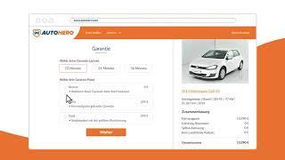 Deine Online-Bestellung bei Autohero