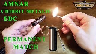 #Amnar Chibrit metalic Permanent match Fire flint #Ferrocerium #EDC Outdoor Review