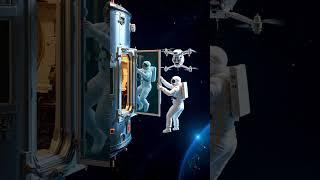 Beyond Gravity Astronauts Build Homes in Space #space #yt #ytshorts #universe #tech #astronaut