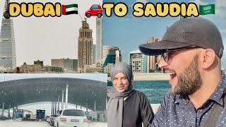 UAE  TO SAUDIA  ARABIA BY ROAD || Crossing Borders || Border Crossing Saudi TO UAE  Experience