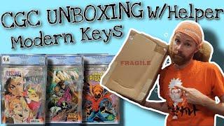 CGC Unboxing Modern Comic Books