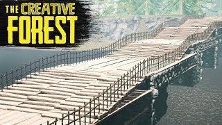 MASSIVE BRIDGE! The Forest Creative Mode