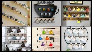 30 Best DIY Coffee #Mug/Cup Wall Rack/ #Shelves & #Hanging ideas