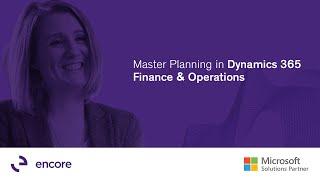 Master Planning in Dynamics 365 Finance & Operations