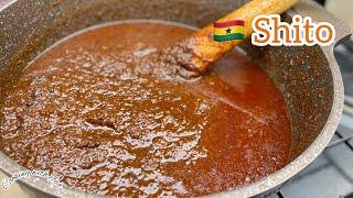 Let’s Make The Ultimate Ghanaian SHITO RECIPE | The Best Tasting Black Chili Sauce | SHITO RECIPE