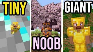 How To Change Size In Minecraft Without Mods!