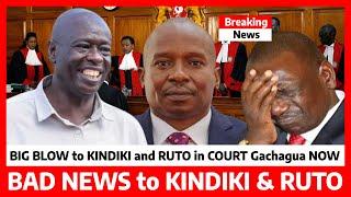 Kwisha‼️BAD NEWS to KINDIKI and RUTO after COURT Report now GACHAGUA Destroys RUTO’s PLAN Badly